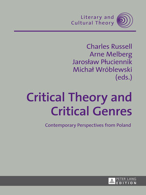 cover image of Critical Theory and Critical Genres